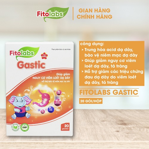 Siro Bảo Vệ Dạ Dày Fitolabs Gastic, hộp 20 gói 10ml