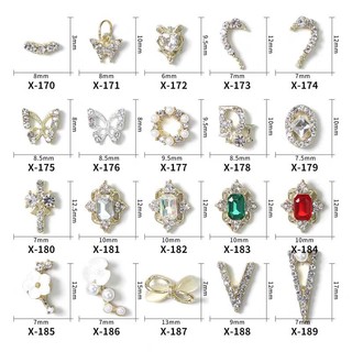 Charm thương hiệu, nail cao cấp mẫu charm đá hót.