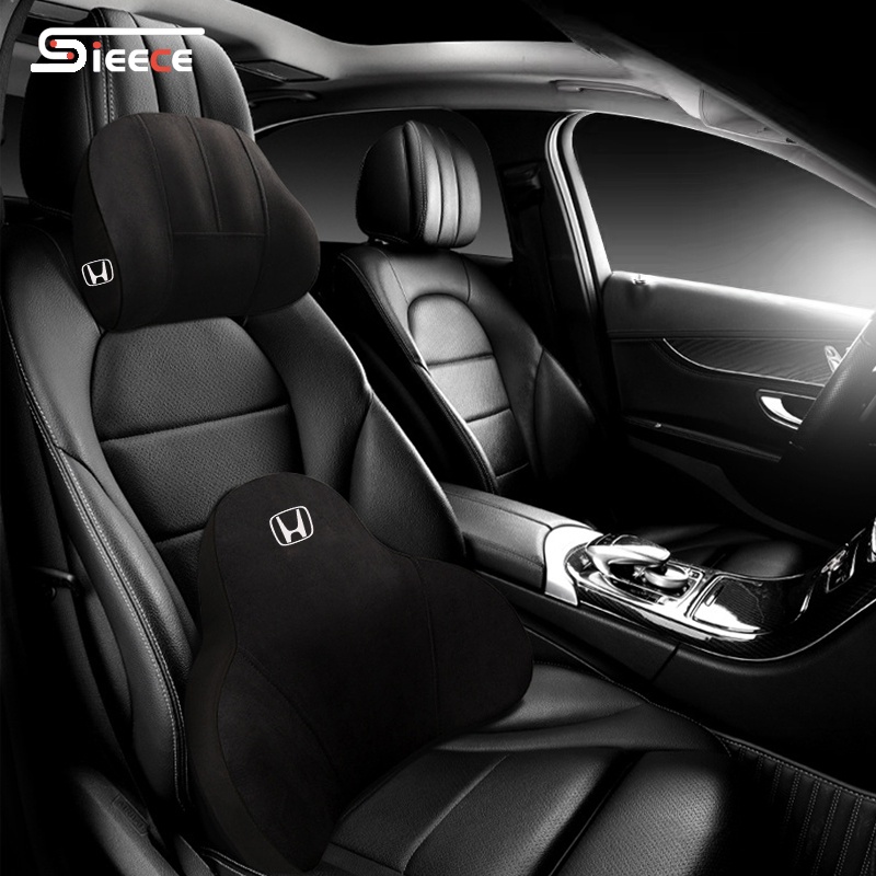Sieece GốI Cổ Ô Tô TựA LưNg Ô Tô Phụ KiệN Xe HơI Cho Honda City Civic CRV Brio HRV Jazz Accord Odyssey Fit