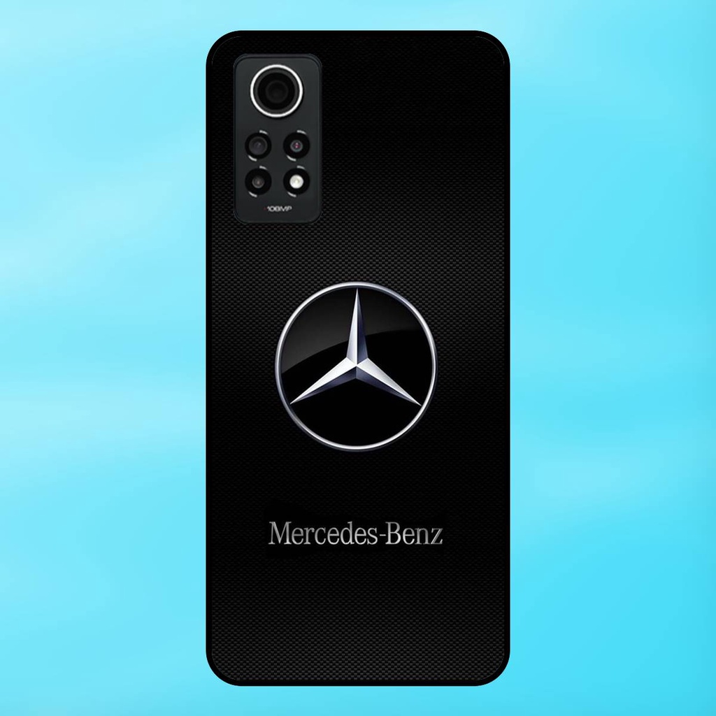 Ốp lưng điện thoại Redmi Note 12 Pro 4G viền đen thương hiệu ô tô Mercedes