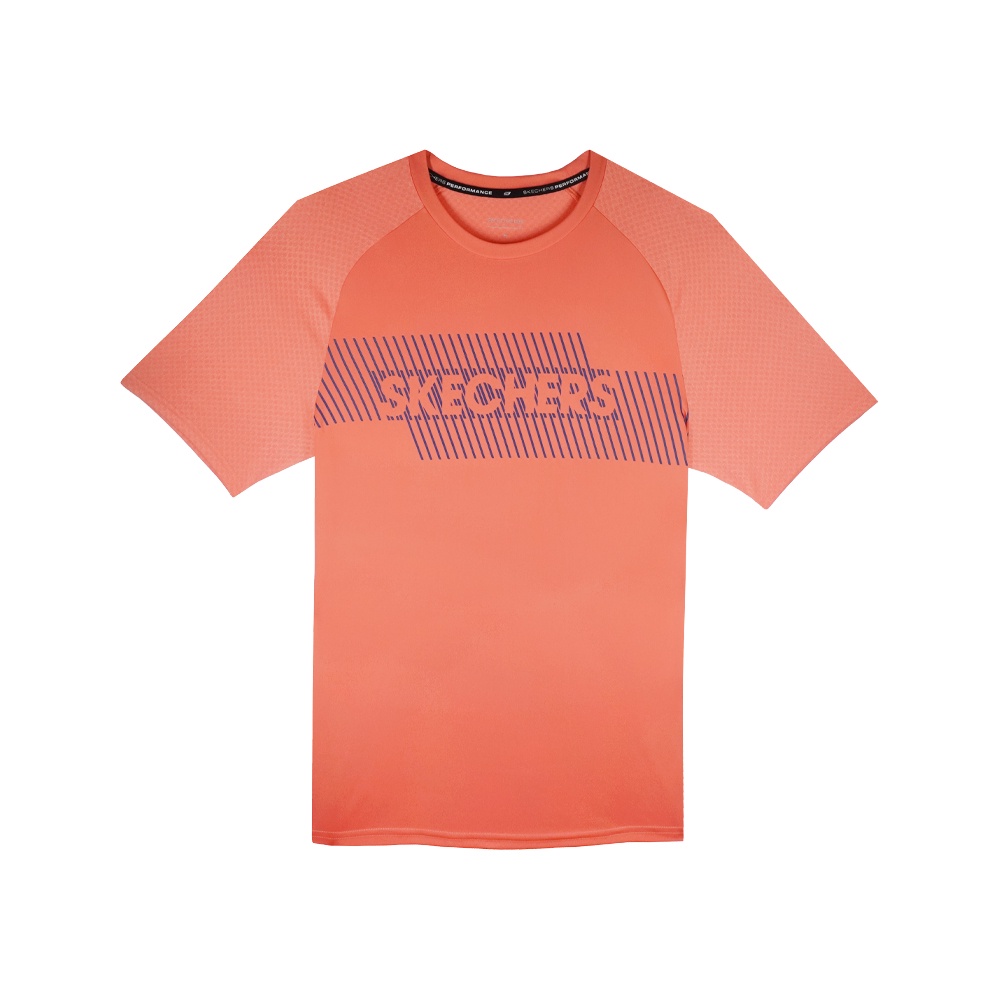 Áo Thun Tay Ngắn Nam Skechers Performance Short Sleeve Tee - SP22Q4M425-DKCR