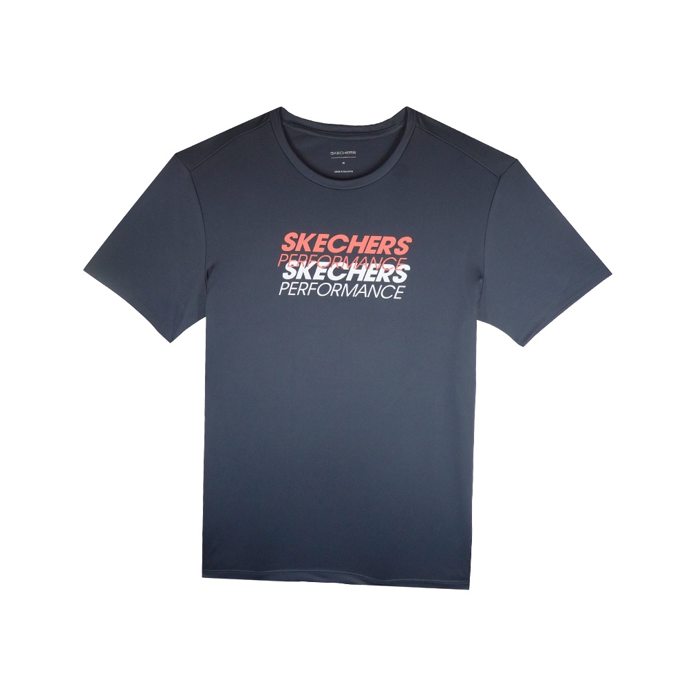 Áo Thun Tay Ngắn Nam Skechers Performance Short Sleeve Tee - SP22Q4M432-CHAR