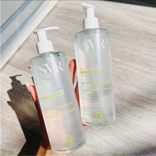 Tẩy trang SVR 400ml cho da dầu da mụn