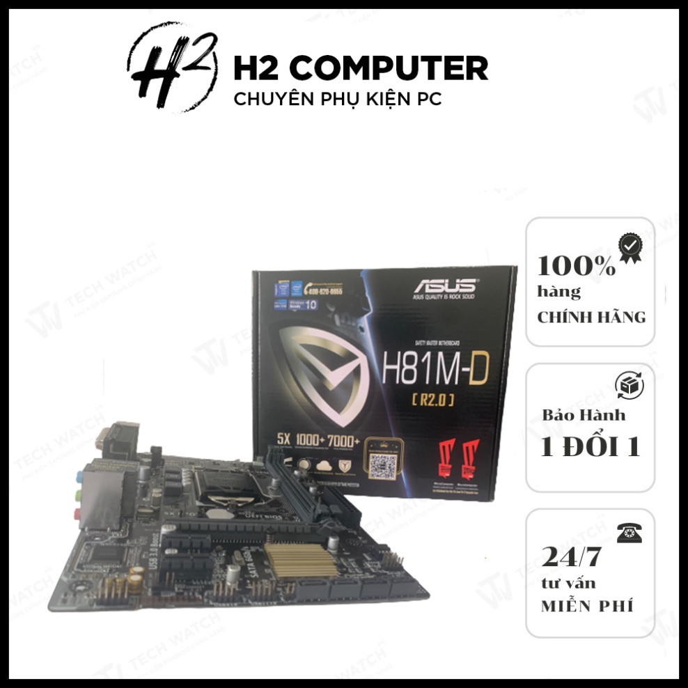 Bo mạch chủ H81 Asus nhập vào chính hãng