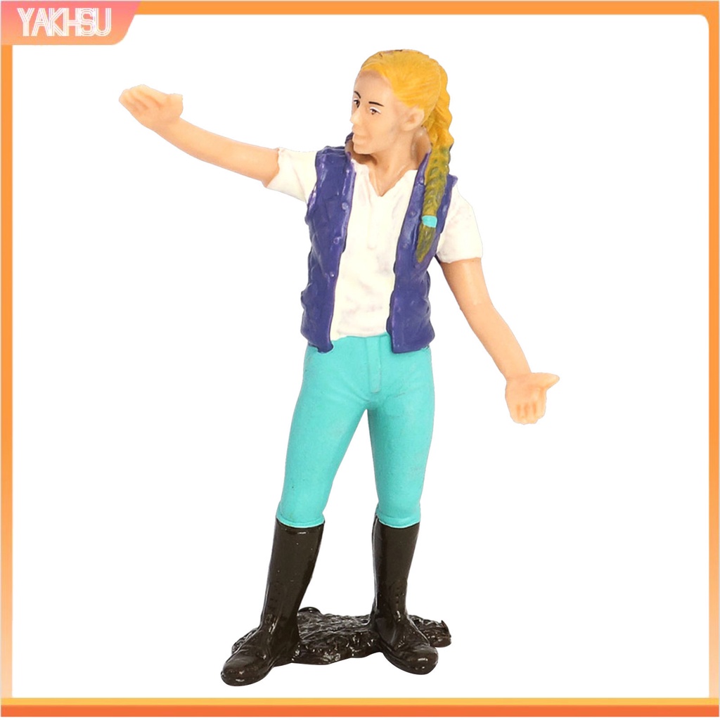 Mô hình nhân vật nông dân trong nông trại bằng nhựa PVC độc đáo