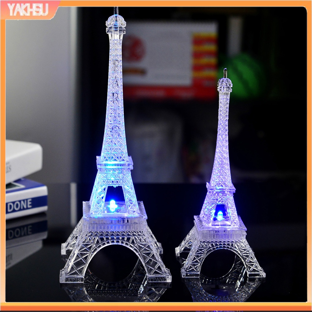 Đèn Ngủ Led Thiết Kế Tháp Eiffel Đổi Màu Độc Đáo Sang Trọng Dùng Để Trang Trí Tiện Dụng