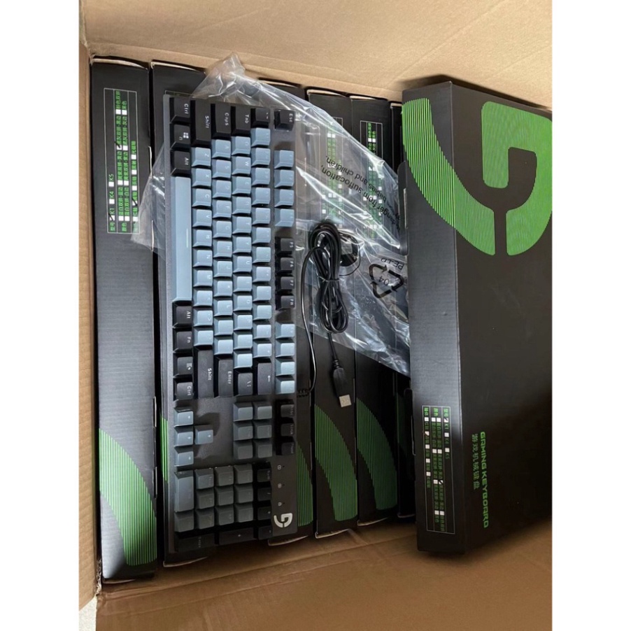 Bàn Phím CƠ cao cấp Fulhen K1 LED 20 quy cách Cực Đẹp, Trục Cơ BLUE SWITCH Gõ Siêu Êm, Phím Full Size Cho máy tính