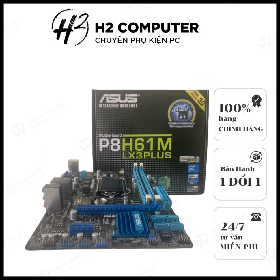 Bo mạch chủ H61 LX3 xịn asus | BigBuy360 - bigbuy360.vn