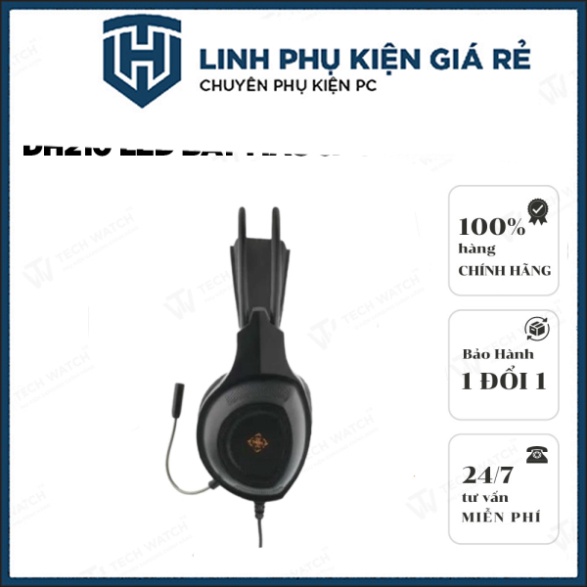 Tai nghe game giá cả tương đối mềm DH210 led bảy màu jack tham gia 3.5 truyền thống