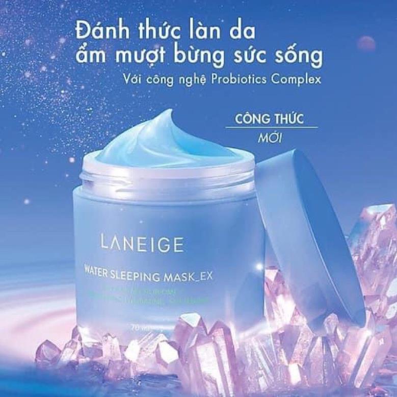 Mặt Nạ Ngủ Dưỡng Ẩm Cấp Nước Giúp Da Căng Bóng Mọng Laneige Water Sleeping Mask EX Full Size 70ml | BigBuy360 - bigbuy360.vn