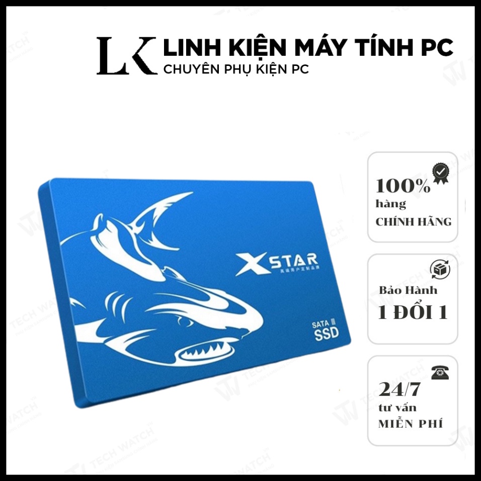 Ổ cứng SSD 128GB XSTAR SATA3 Drive 2.5'' Sequential Read 550MB/s - Red