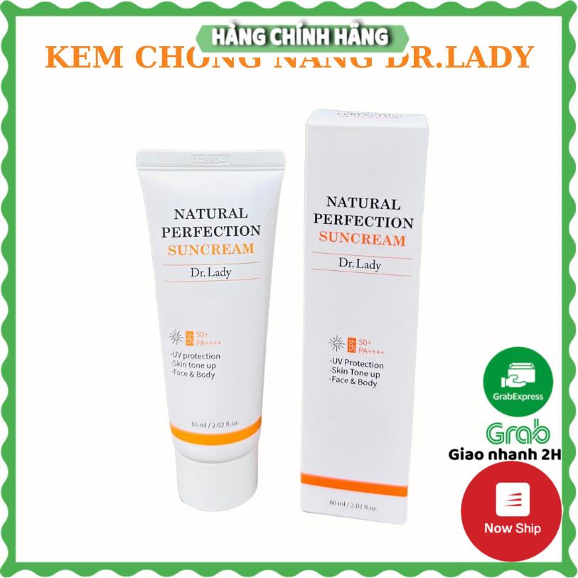 Kem chống nắng Dr Lady Suncream 60ml nâng tone, kiềm dầu - HANA SHOP