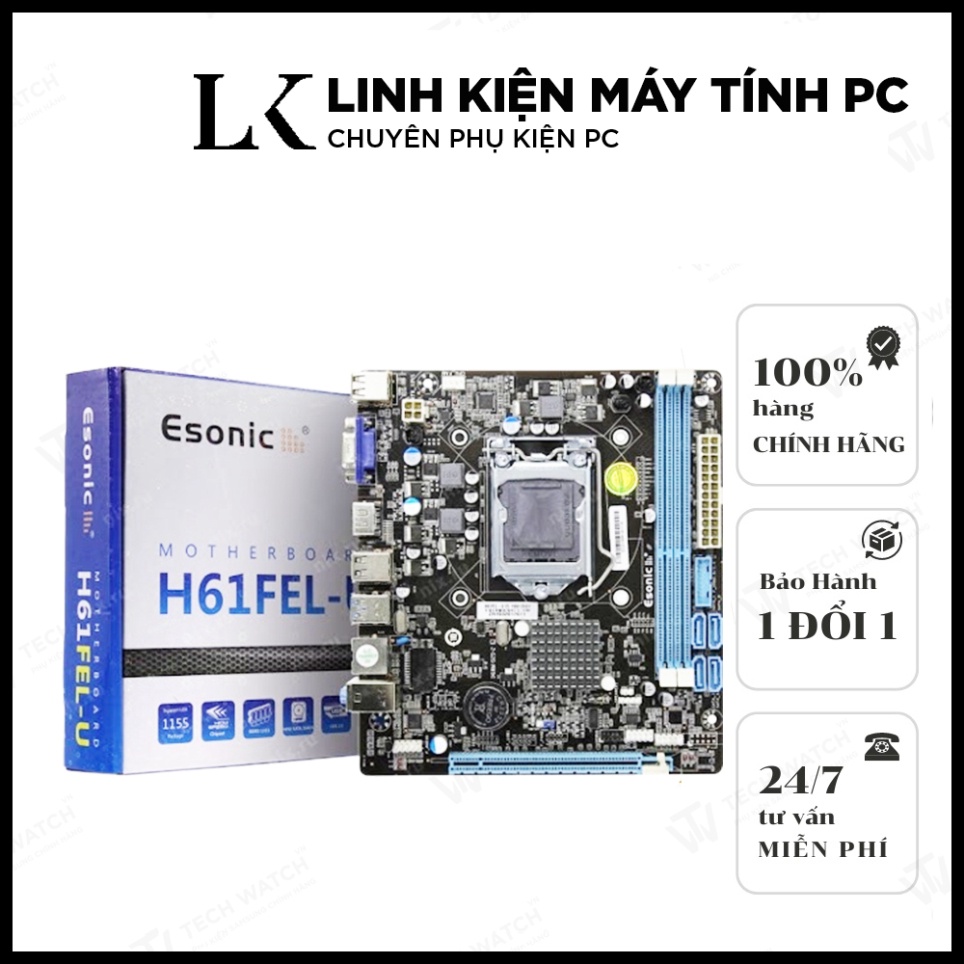Main H61 Esonic hàng mới 100% bảo hành chánh hãng 24 tháng