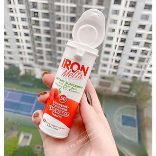 Sắt ngậm IRON MELTS Úc 50 viên