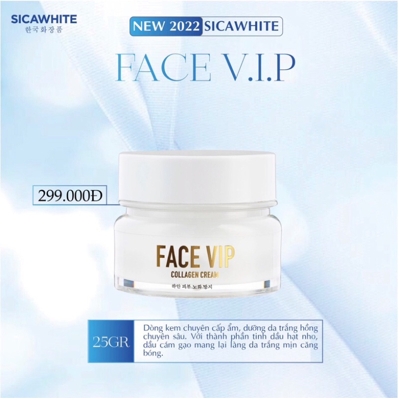 [CHÍNH HÃNG] KEM FACE VIP tinh chất dầu HẠT NHO DƯỠNG DA SÁNG HỒNG MỊN MƯỚT, NGAN NGỪA ô xy hóa DA