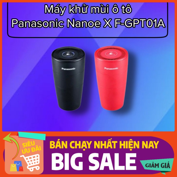 SALE2023 Máy lọc không khí khử mùi ô tô Panasonic Nanoe X F-GPT01A  - Hàng mới