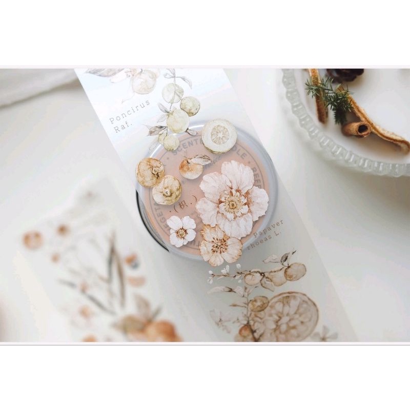 𝓚𝓻𝓲𝓼𝓷𝓪.𝓻𝓸𝓸𝓶 ♡ Freckles tea vol.3- Chu kì 100cm cuộn băng dán hoa "𝑻𝒂𝒏𝒈𝒆𝒓𝒊𝒏𝒆 𝑻𝒓𝒊𝒇𝒐𝒍𝒊𝒂𝒕𝒆"