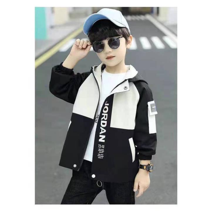 Áo khoác gió bé trai size đại lót lưới , Áo khoác thu đông chất KAKI Cản gió, chống thấm nước.