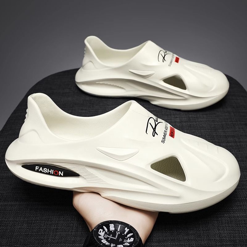 Giày Sandal Đục Lỗ Thoáng Khí Nhanh Khô Chống Trượt Chống Mài Mòn Phong Cách Mới Mùa Hè Cho Nam [20% Off]