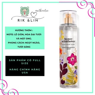 Auth_honey wildflower - xịt thơm body mist toàn thân usa