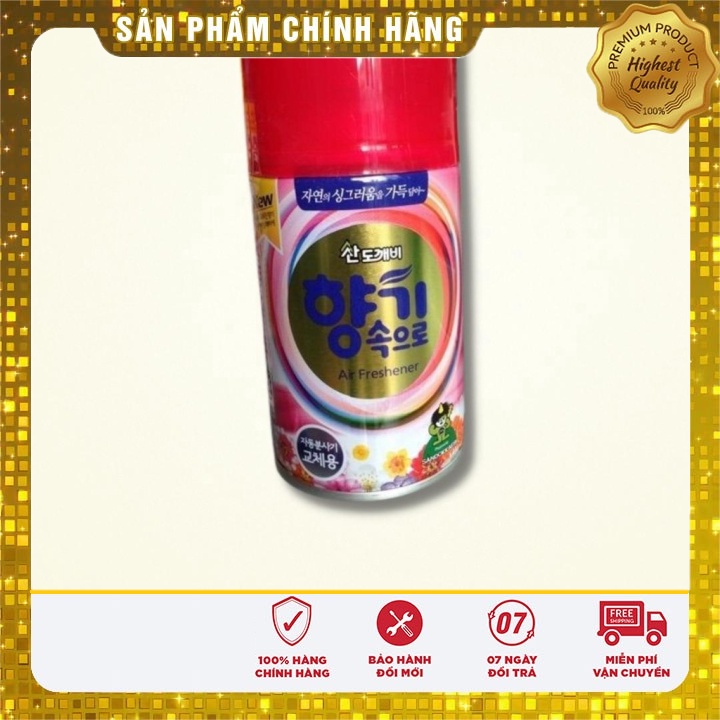 Khử mùi tạo hương BÌNH XỊT KHỬ MÙI Ô TÔ HƯƠNG CAFE - HÀN QUỐC