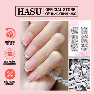 Khay đá khối vuông - chữ nhật chân bằng mix 6 ô