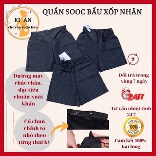 Quần bầu sooc chất liệu xốp