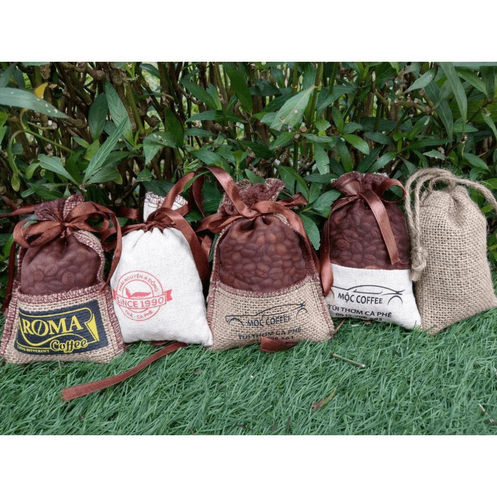 SALE2023 Túi Thơm Cà Phê Treo Xe ô tô khử mùi chuyên dụng