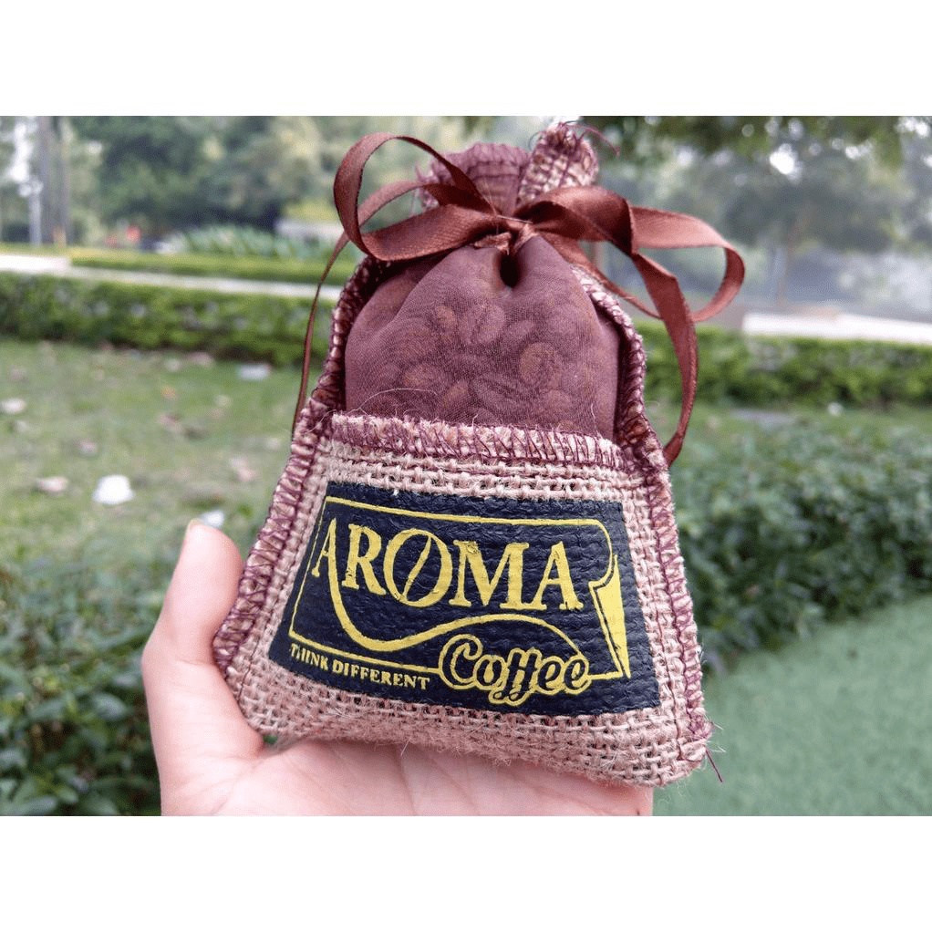 SALE2023 Túi Thơm Cà Phê Treo Xe ô tô khử mùi chuyên dụng