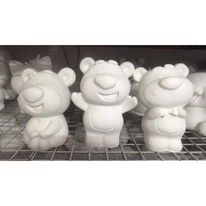 Tượng thạch cao tô màu Gấu Dâu Lotso