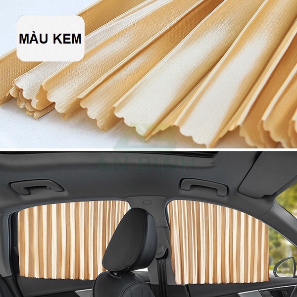 SALE2023 Bộ 4 Rèm Che Nắng Xe Ô Tô Chất Liệu Vải Cao Cấp, Gắn Nam Châm Thông Minh