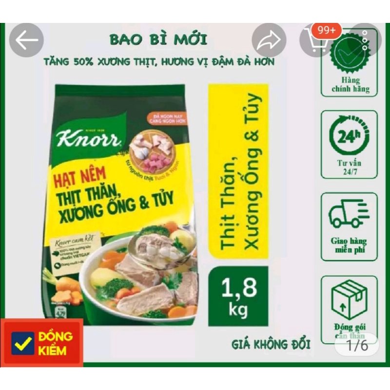 Hạt nêm Knorr 1,8kg