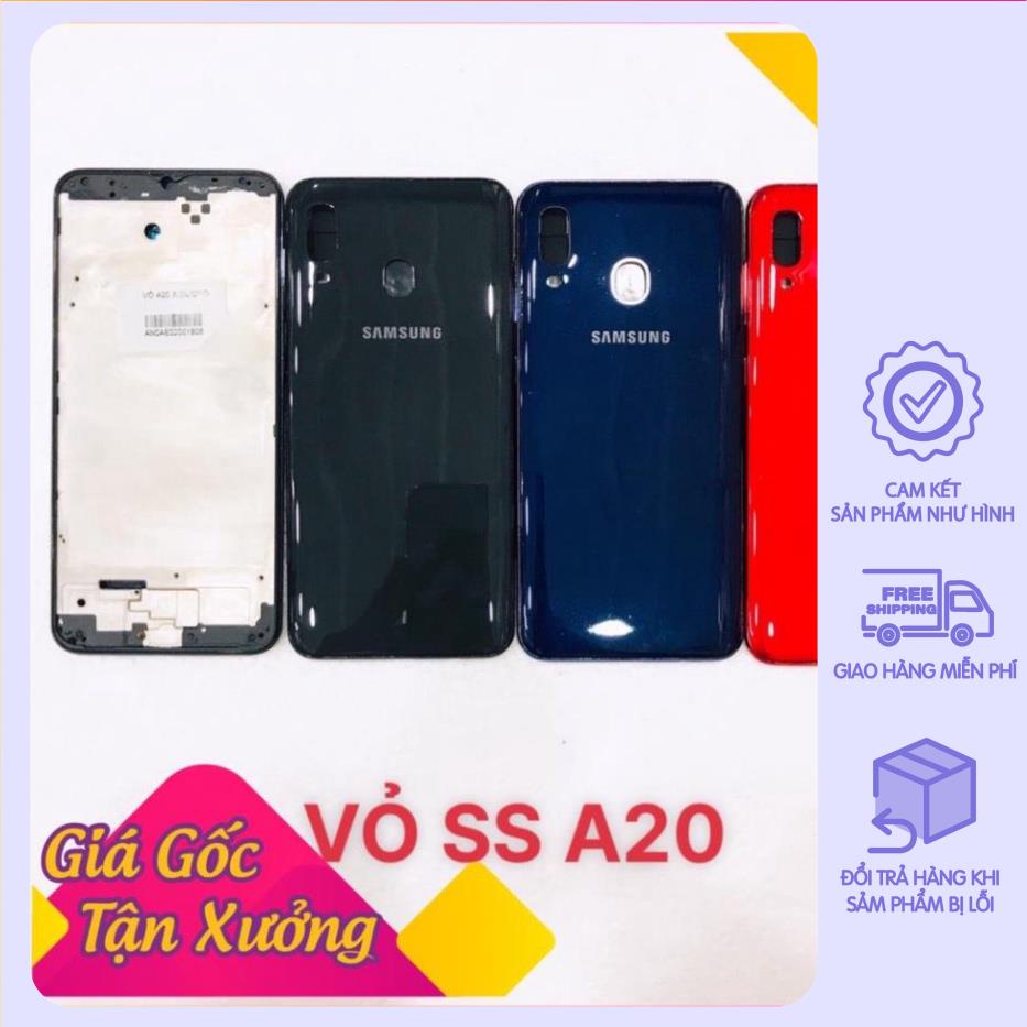 (bán buôn) LƯNG BỘ SAMSUNG A20 - VỎ BỘ SAMSUNG A20 - NẮP PIN SAMSUNG A20 Giá Siêu Hời