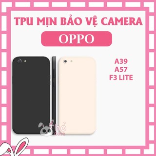 Ốp silicon chống sốc Oppo A39 / A57 / F3 Lite TPU dẻo cạnh vuông, bảo vệ cam. chống va đập