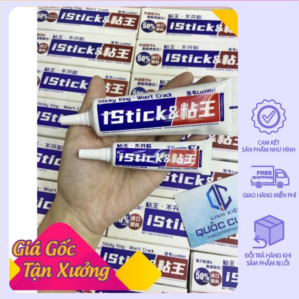 Keo iStick dán màn hình, khung ron, lưng, benzen.... điện thoại  Giá Siêu Hời