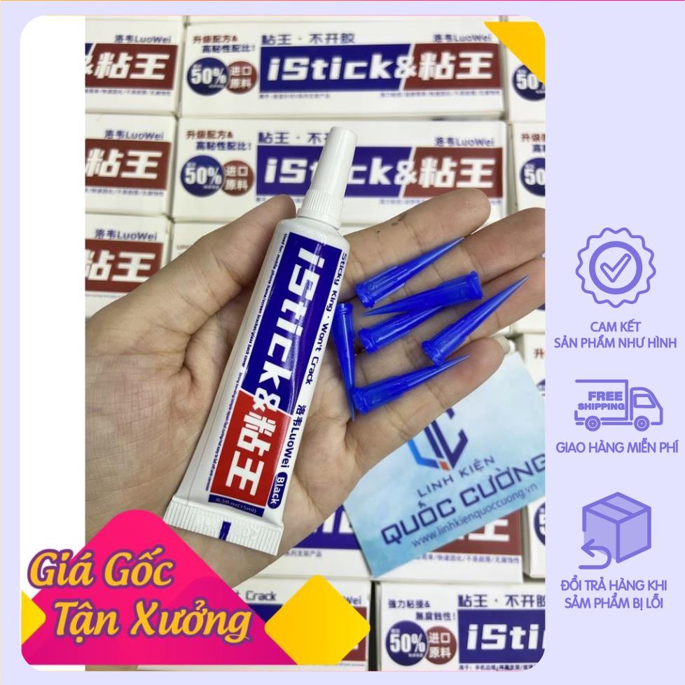 Keo iStick dán màn hình, khung ron, lưng, benzen.... điện thoại