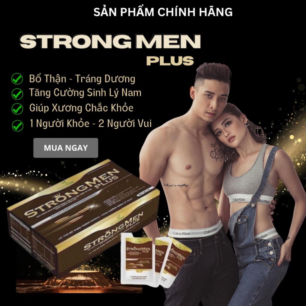 Cải Thiện Sinh Lý Nam STRONG MEN PLUS, Kéo Dài Thời Gian Quan Hệ ,Chống Xuất Tinh Sớm , Rối Loạn Cương Dương