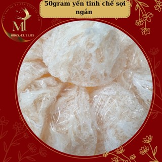 50gram yến tinh chế sợi ngắn (tặng kèm đồ chưng)