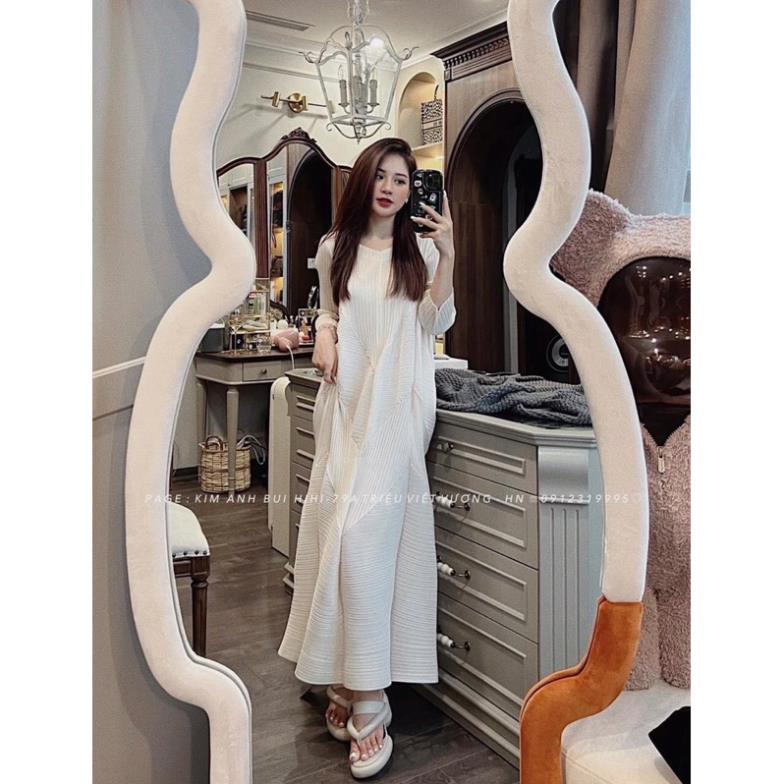 VÁY SUÔNG LI GÂN CỔ TIM HOT