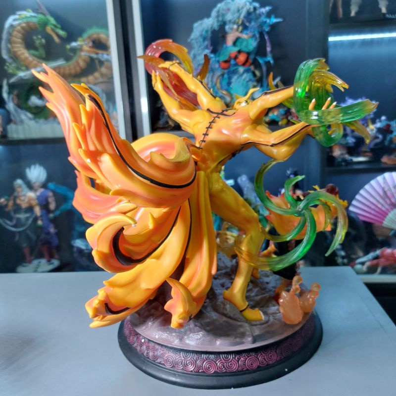 Mô hình Naruto Kurama cửu vỹ hợp thể Lục đạo - Naruto Cửu Vĩ Kurama  cao 36cm sắc nét