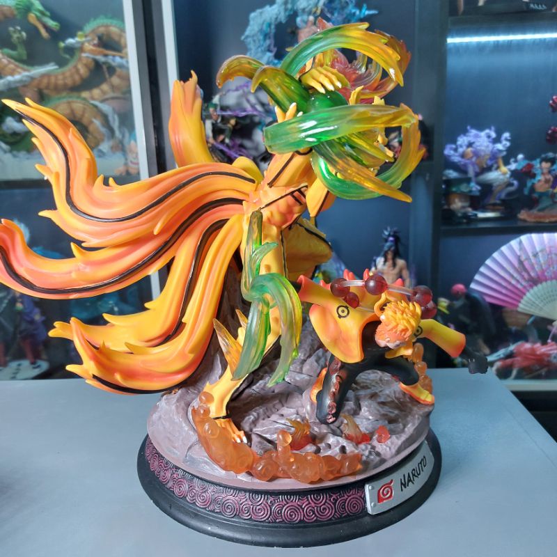 Mô hình Naruto Kurama cửu vỹ hợp thể Lục đạo - Naruto Cửu Vĩ Kurama  cao 36cm sắc nét