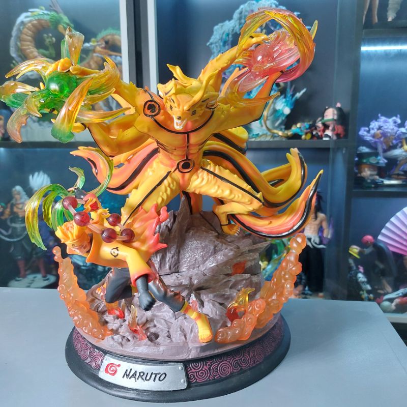 Mô hình Naruto Kurama cửu vỹ hợp thể Lục đạo - Naruto Cửu Vĩ Kurama  cao 36cm sắc nét