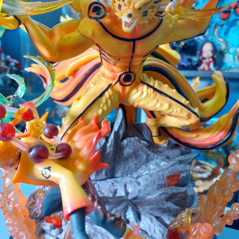 Mô hình Naruto Kurama cửu vỹ hợp thể Lục đạo - Naruto Cửu Vĩ Kurama  cao 36cm sắc nét