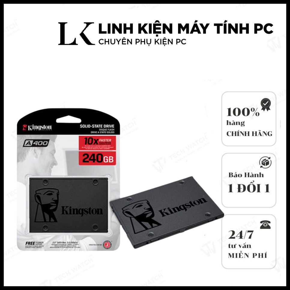 Ổ Cứng SSD KINGSTON 120GB 240GB A400 Hàng Mới Bảo Hành 36 Tháng Lỗi 1 Đổi 1 | BigBuy360 - bigbuy360.vn