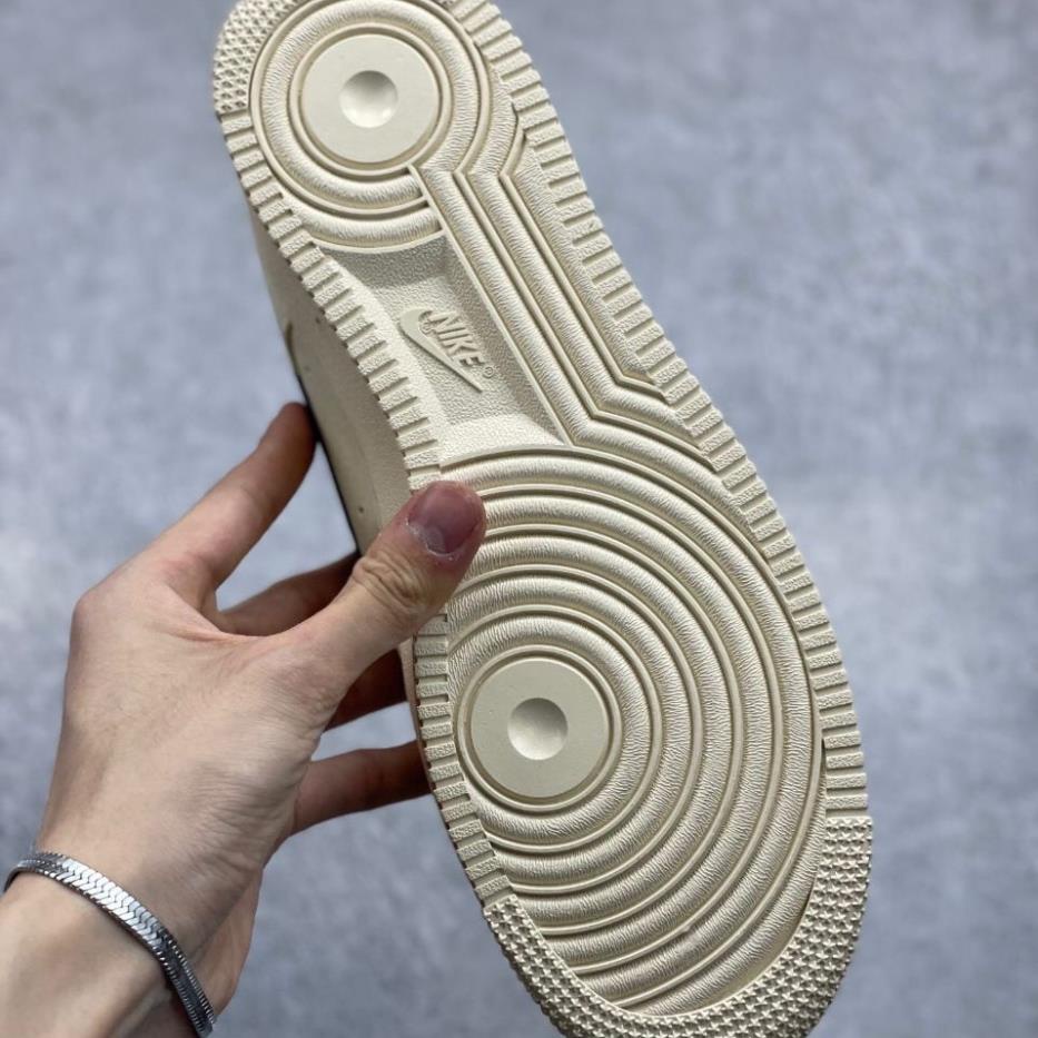 Giày Air AF1 Force 1 Vải Canvas Navy, Giày thể thao AF1 vệt xanh navy thiết kế cưc chất phối đồ nam nữ hot trend