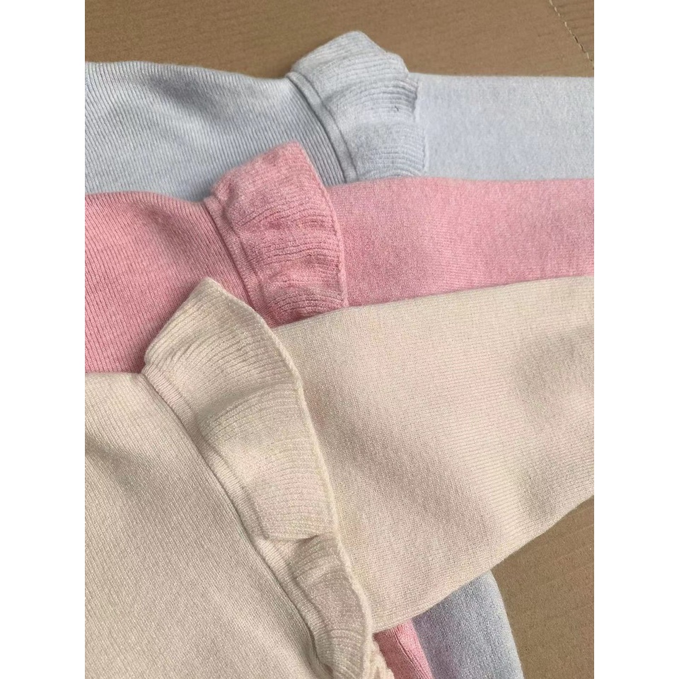 Áo len Zara vai rơi bèo 3 màu size 12m - 5y