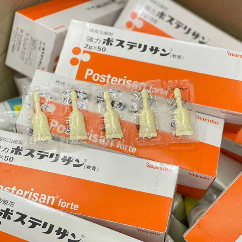 Kem bôi trĩ Posterisan Nhật Bản vỉ 5 tuýp 2g