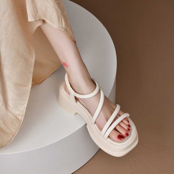 Giày Sandal Đế Dày Thời Trang Mùa Hè Dành Cho Nữ