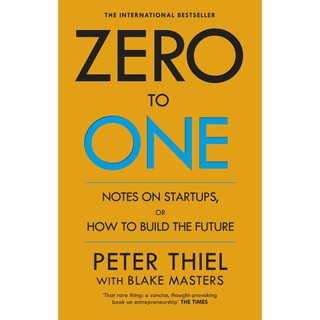 Sách kinh tế tiếng anh - zero to one: notes on start ups, or how to build the future