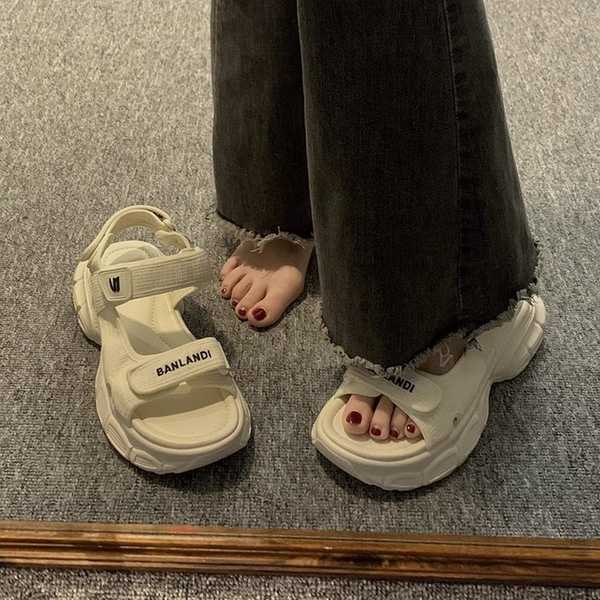 Giày Sandal Đế Dày Thời Trang Mùa Hè Dành Cho Nữ